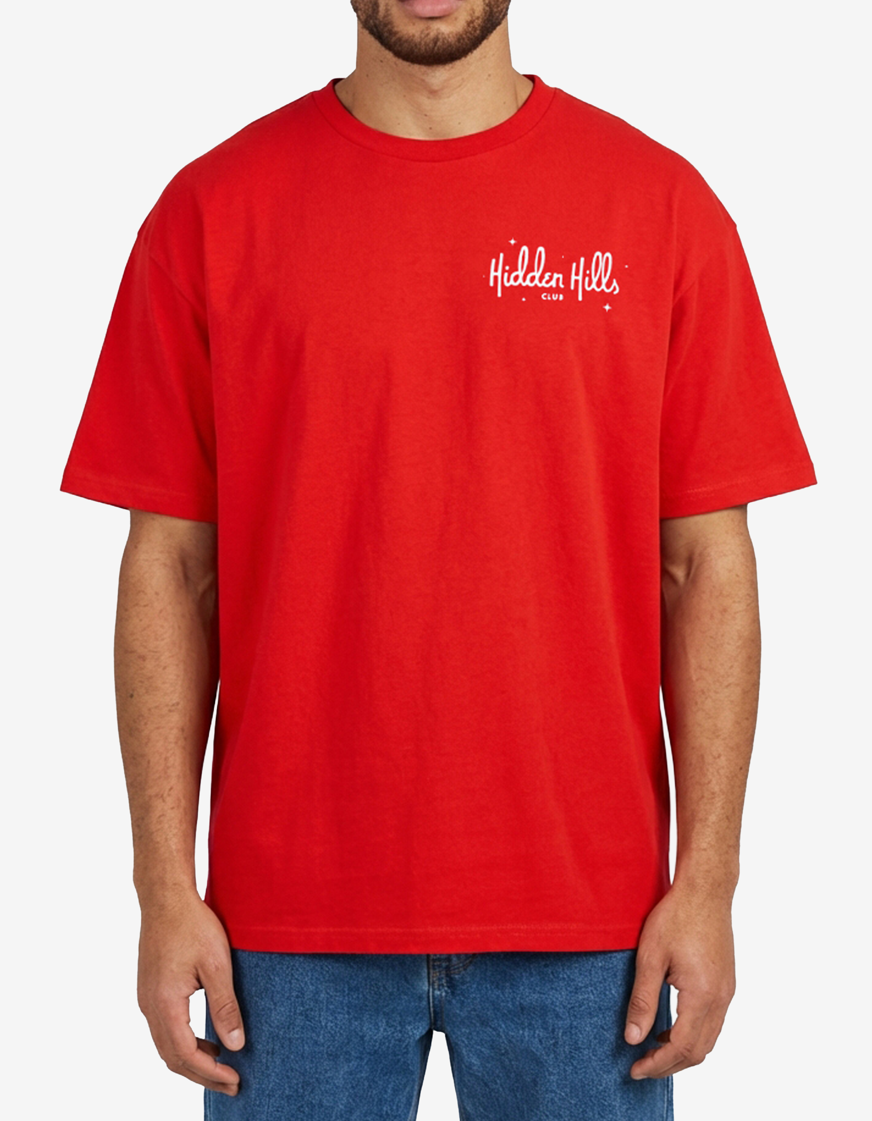 house on the hill ss tee (check) 110 House on a Hill Tee – Eric Nam