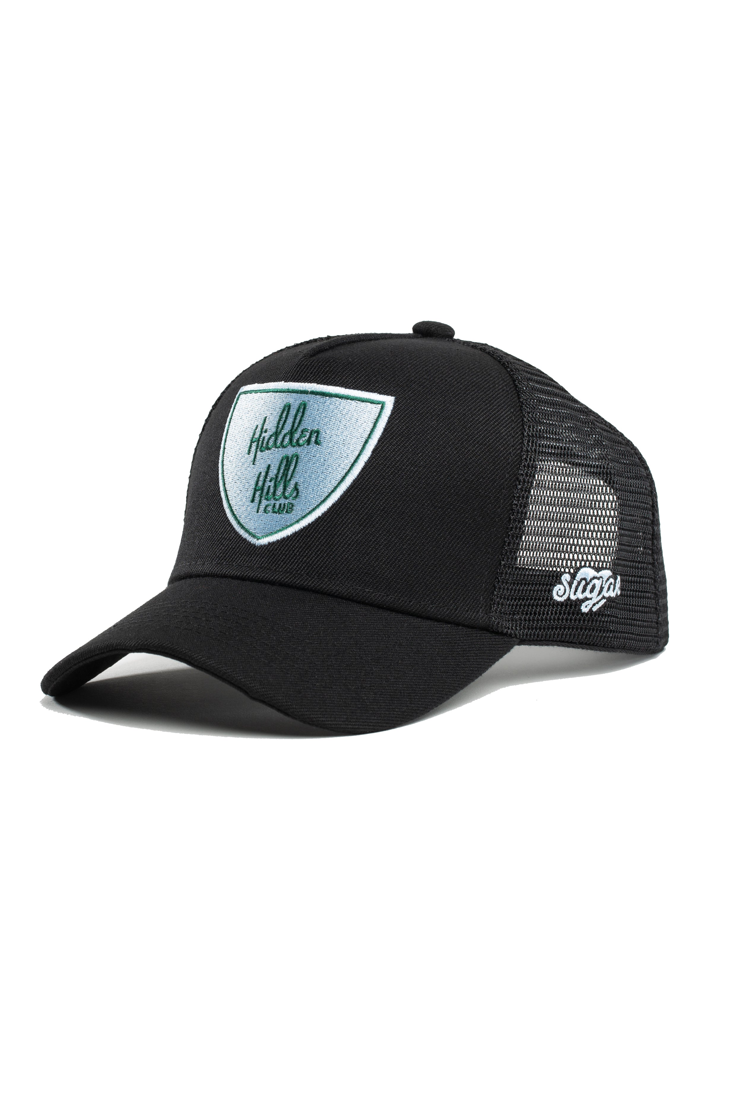 Black - Blue Shield Rizz Trucker Hat