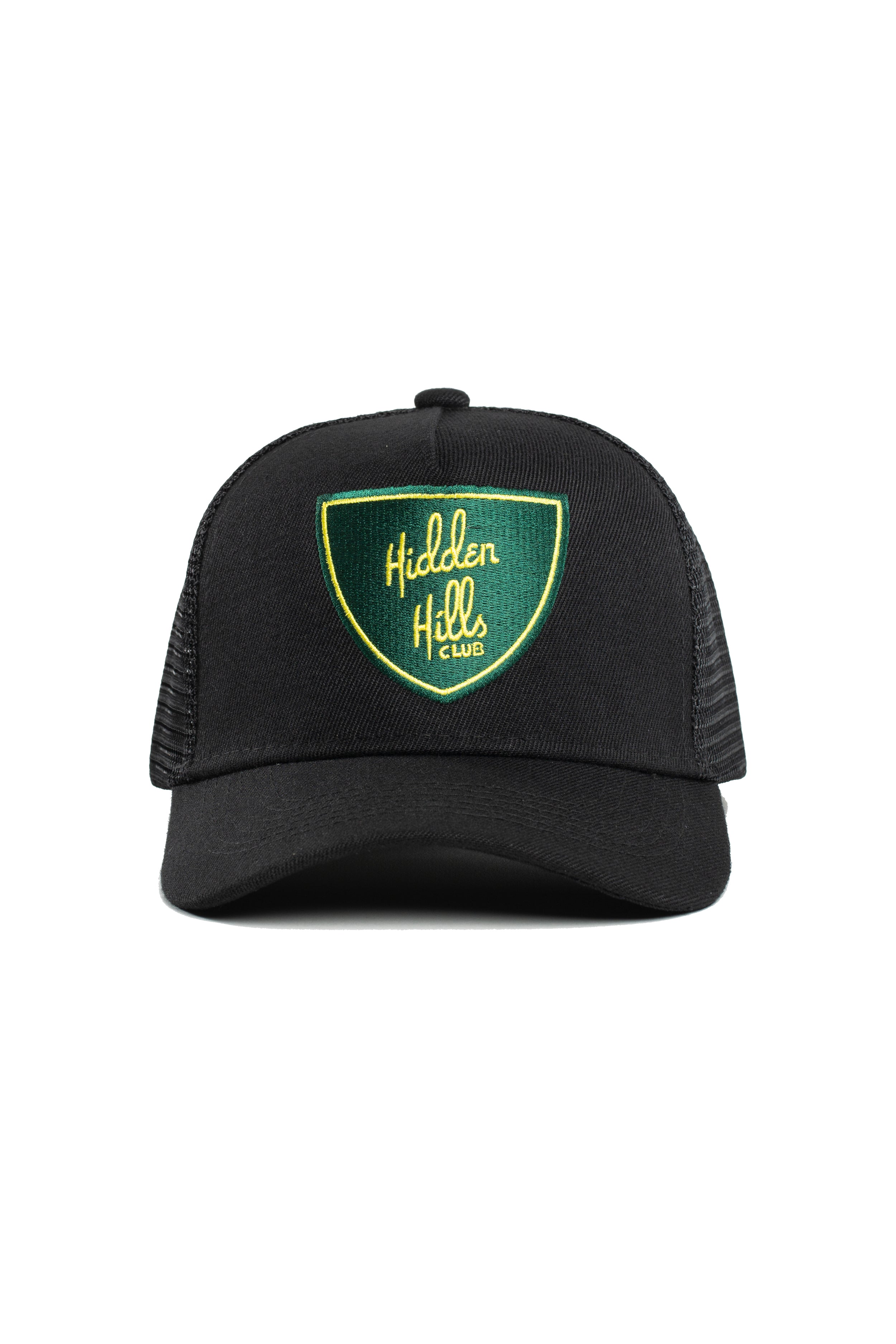 Black - Green Shield Trucker Hat