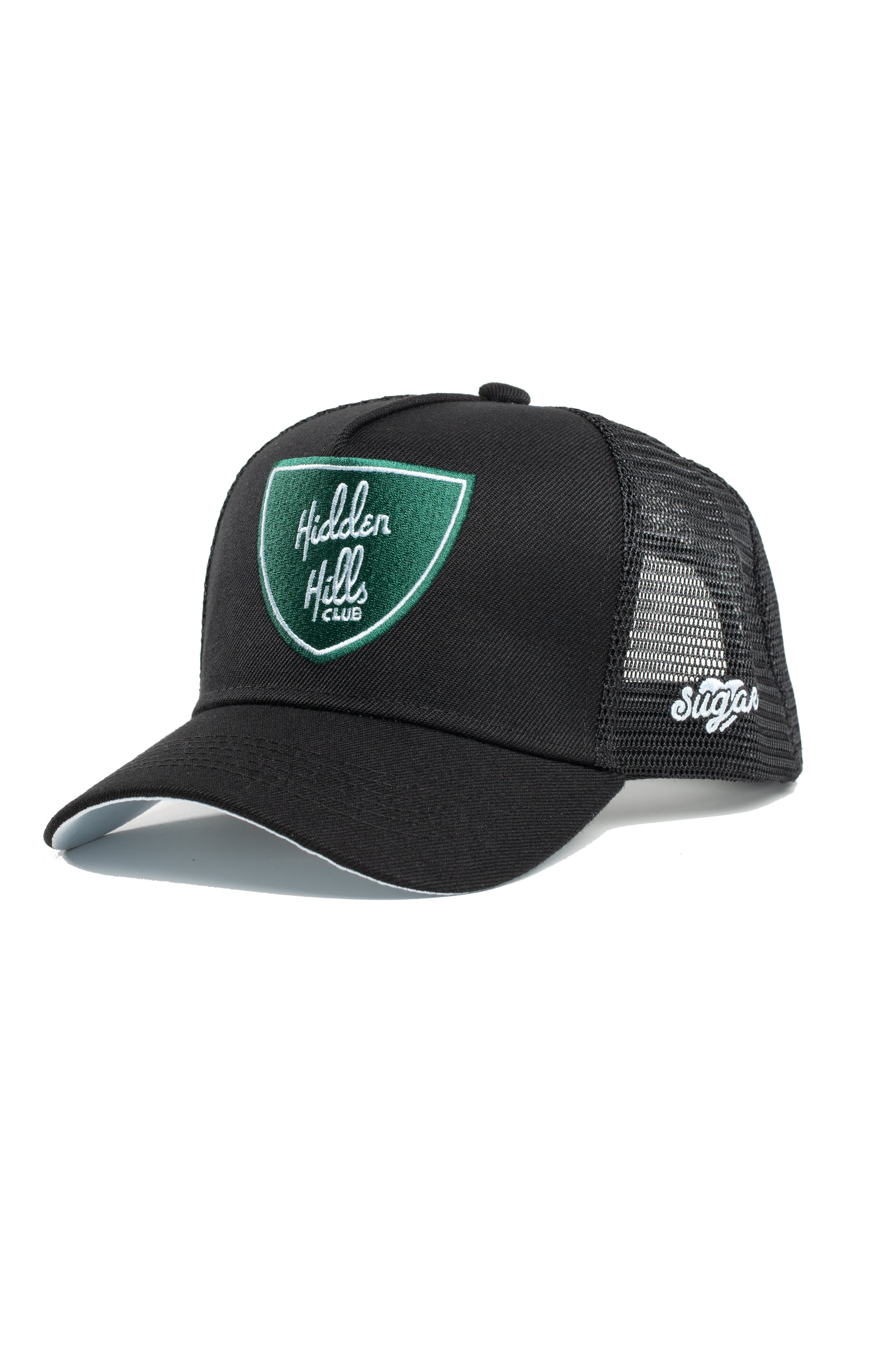 Black - Green Shield Rizz Trucker Hat