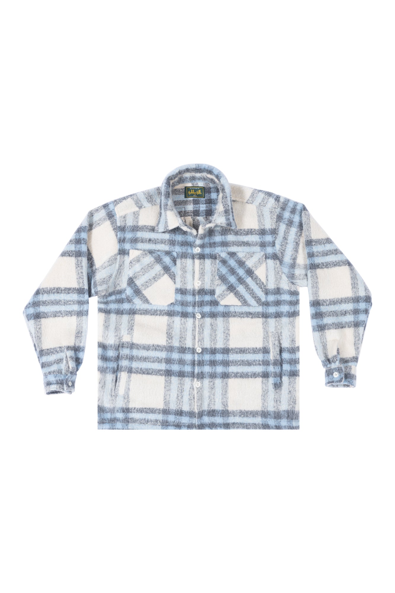 Crescent Patch Flannel - Blue