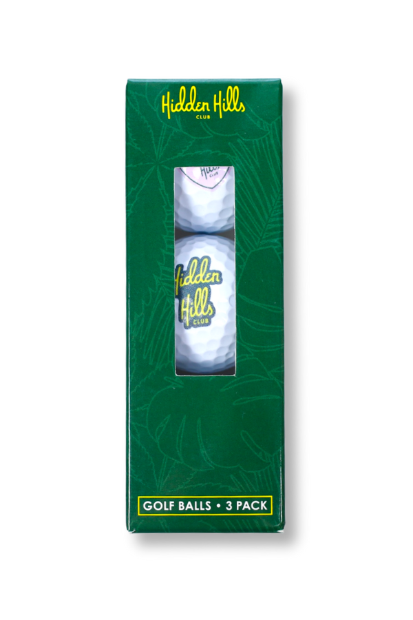 3 Pack of Golf Balls For Birthday Gifts