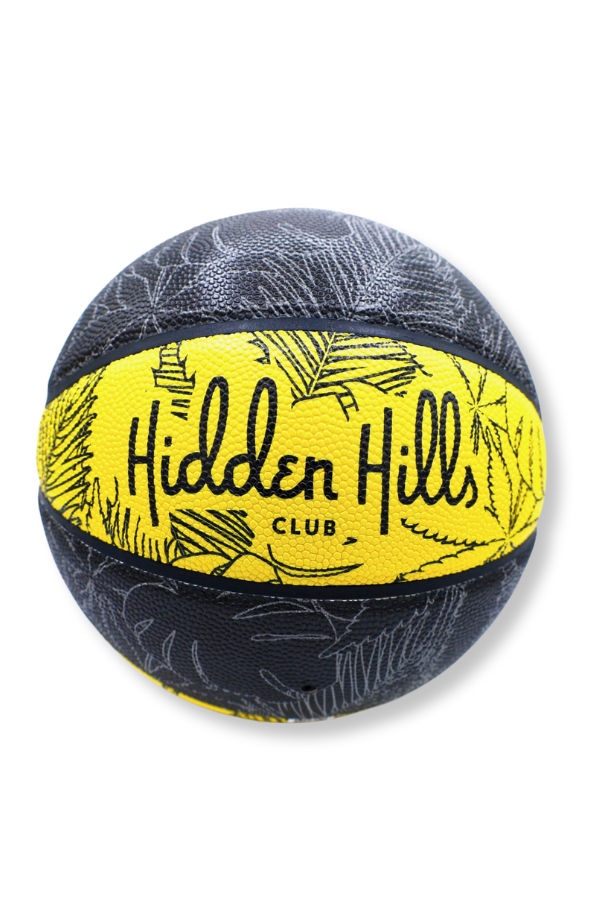 black and yellow Basketball