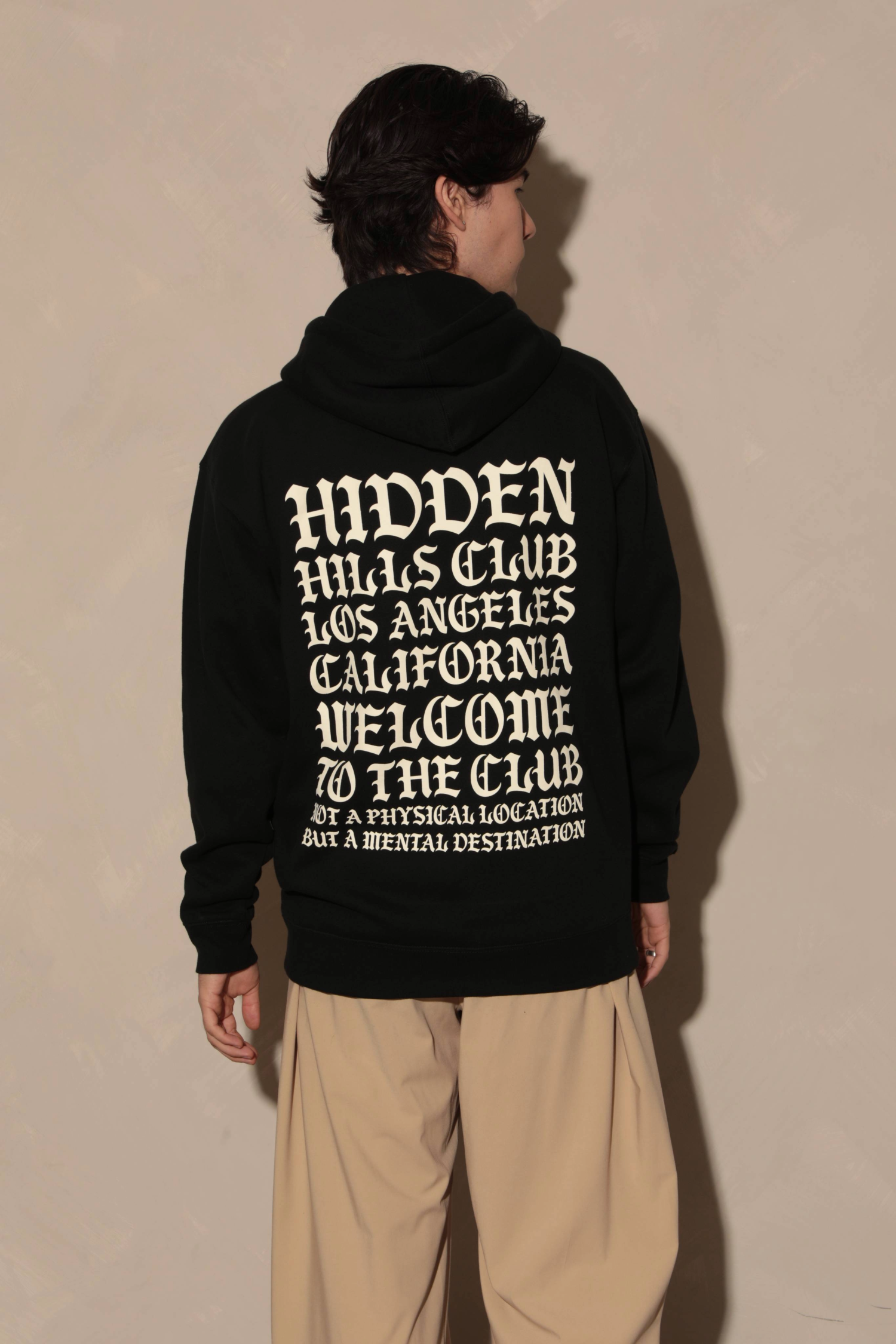 Gothic Mantra Zip Up Hoodie