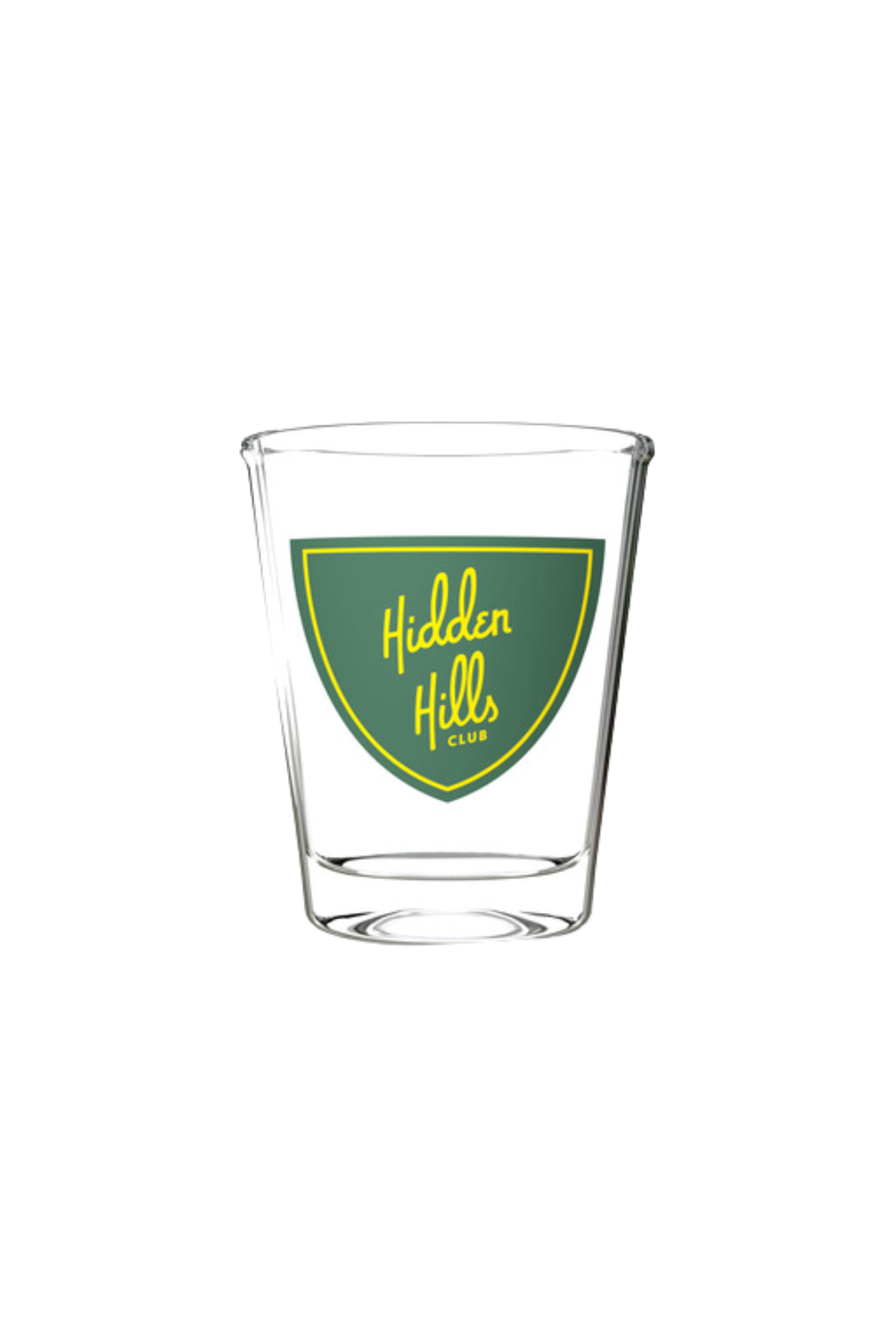 Shot Glass | Hidden Hills Club Glass Shot Cup | Rum, Vodka, Whiskey