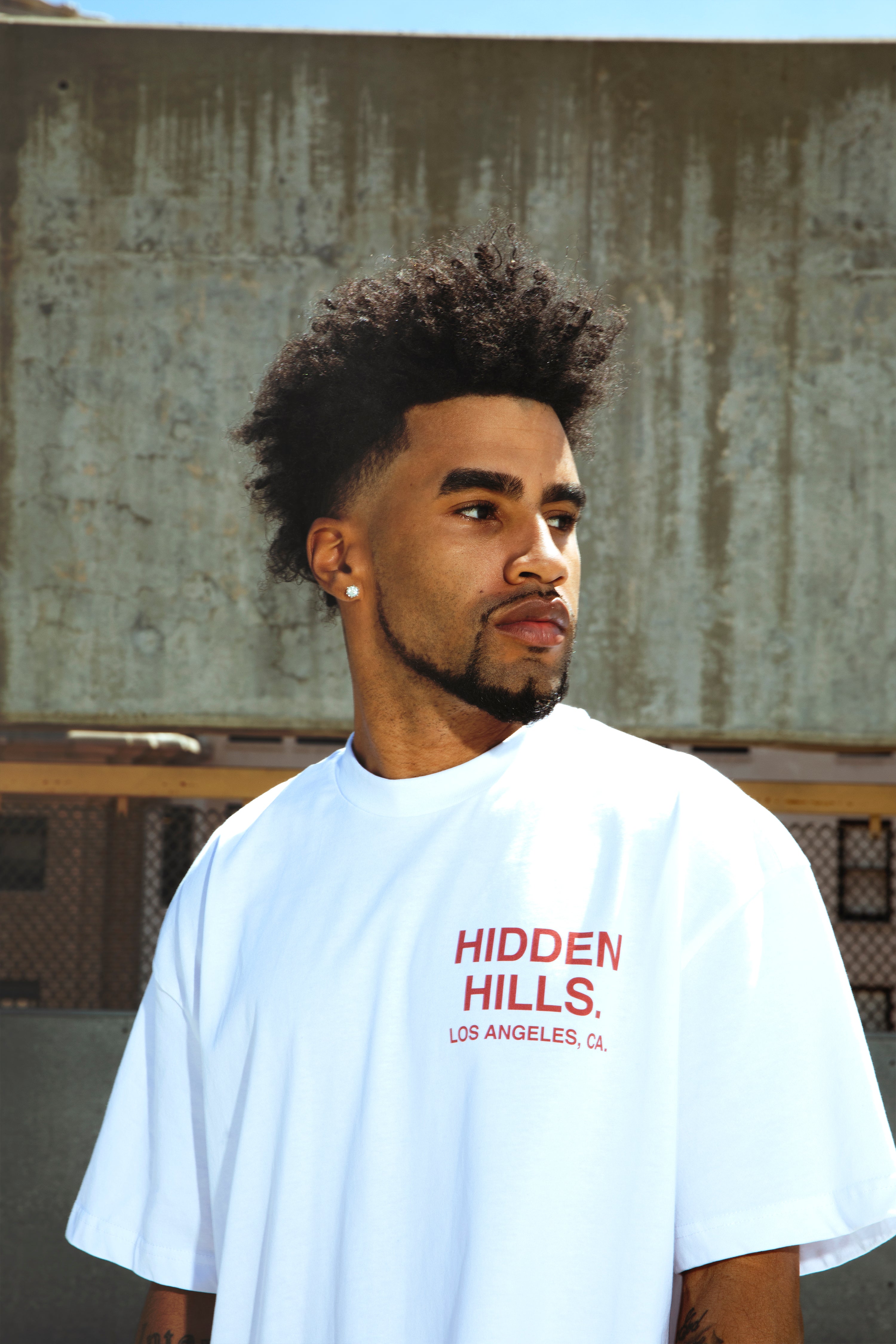Hidden Rose Tee White