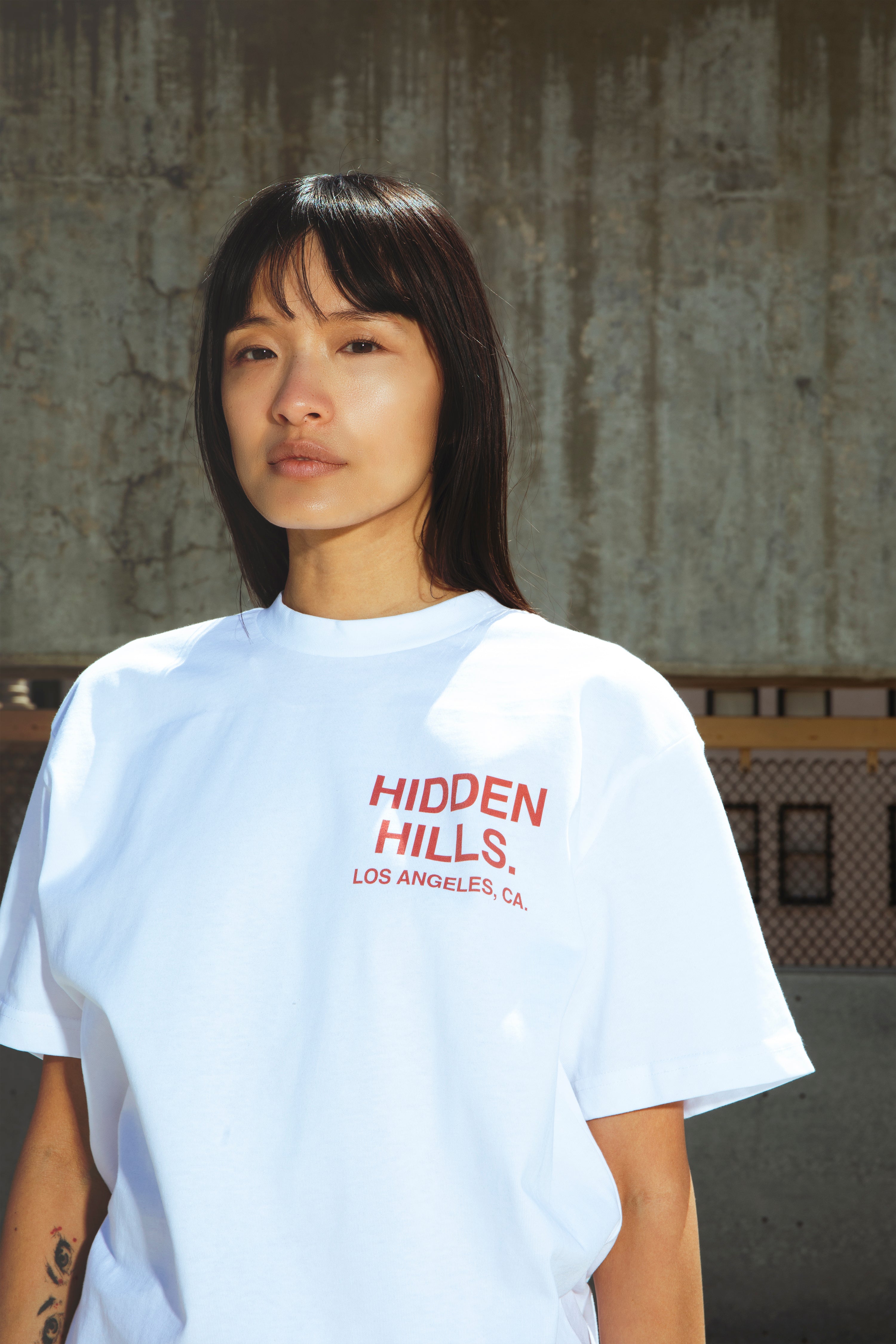 Hidden Rose Tee White