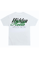 Worldwide Tee White/Green | White Streetwear Skate T-Shirt