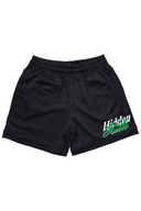 Black Mesh Streetwear Shorts