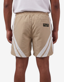 Crest Shorts | Khaki/White
