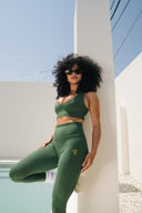 Women's V Scoop Top - Green