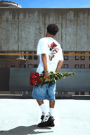 Hidden Rose Tee - White