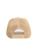 Cream - Trucker Puffer Hat