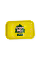 Yellow Metal Rolling Tray for Blunts